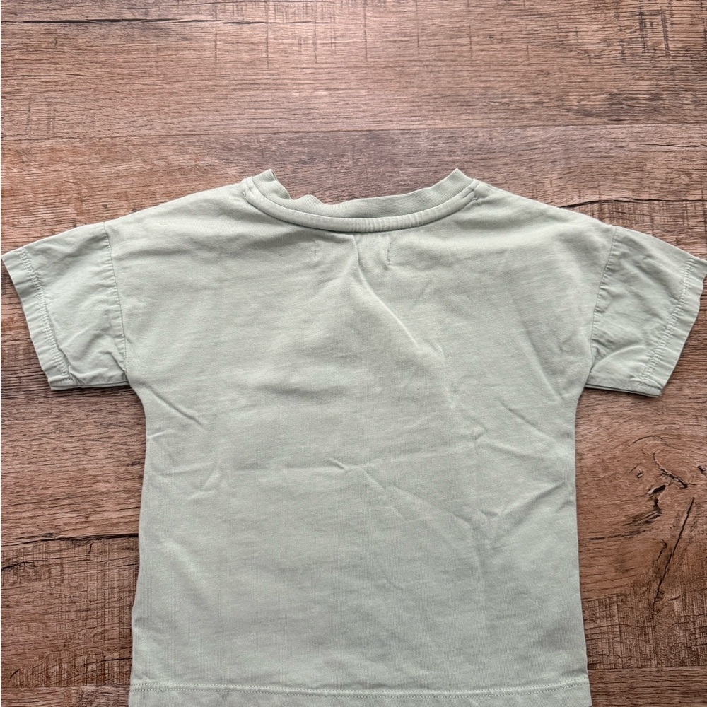 Pehr Garment Dye T-Shirt, Color: Sea, Size: 2T - Picture 3 of 3